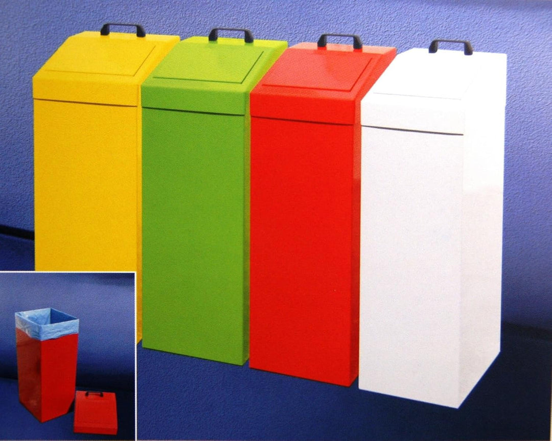 Wertstoffsammler 87 ltr., HxBxT: 90x34x38cm, gelb, Marke: Szagato, Made in Germany (Abfalleimer, Abf