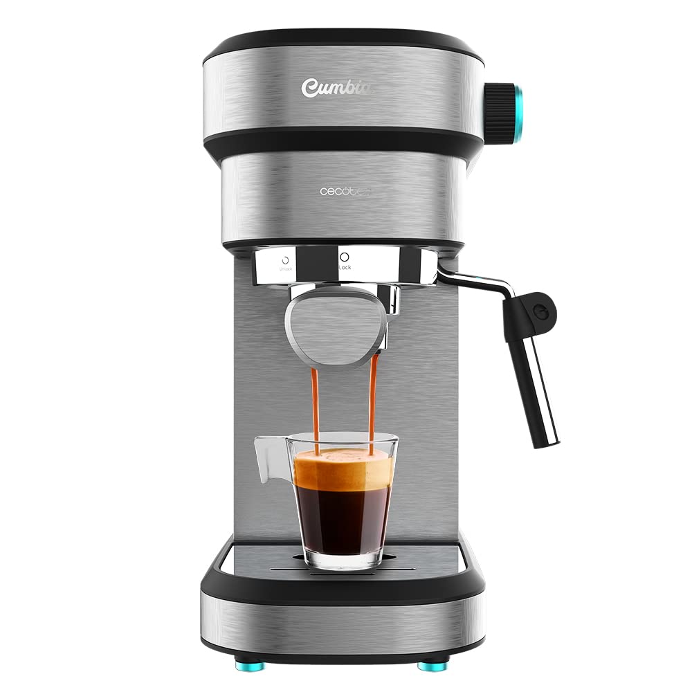 Cecotec Express Cafelizzia 890 Gray Espressos und Cappuccino, 1350 W, Thermoblock-System, 20 Bar, Au