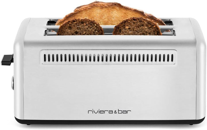 Riviera & Bar QGP 480 Toaster mit 2 Schlitzen Extralanges Edelstahl