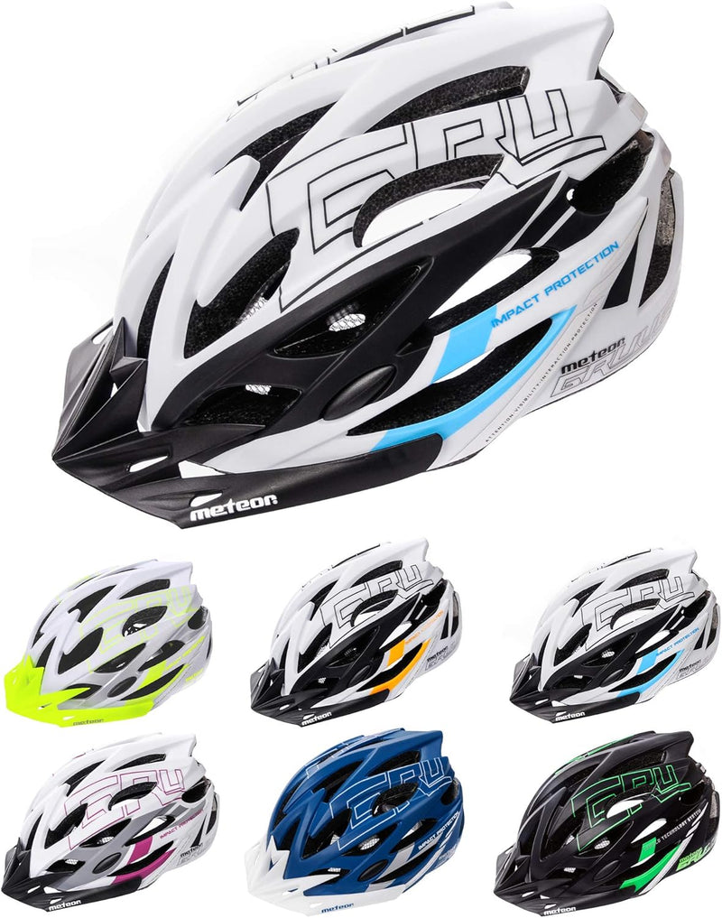 meteor® Fahrradhelm GRUVER Herren Damen Kinder-Helm MTB rollerhelm mädchen kinderfahrradhelm für Dow