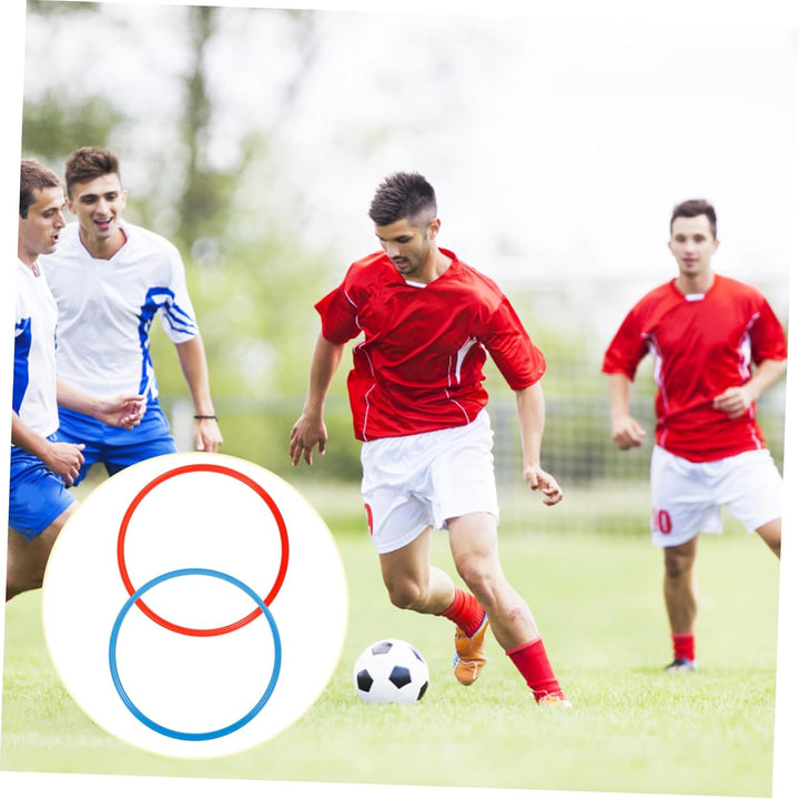 LIOOBO 6 stücke Agility Ringe Geschwindigkeit Agility trainingsringe für Trainer Leichtathletik fuss