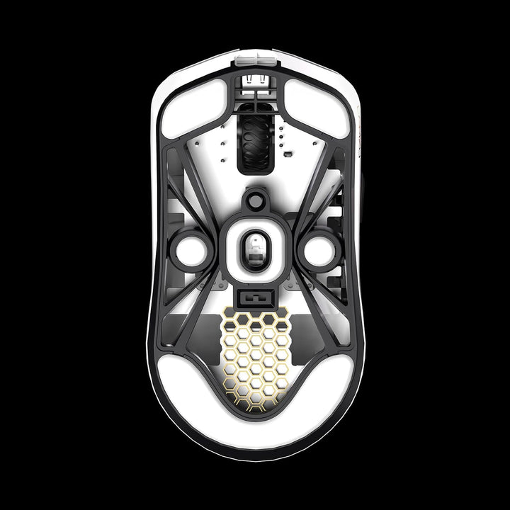 Lamzu Maya X kabellose Gaming-Maus, 47 g, optischer Schalter, 30.000 DPI, symmetrisch, Nordic 52840