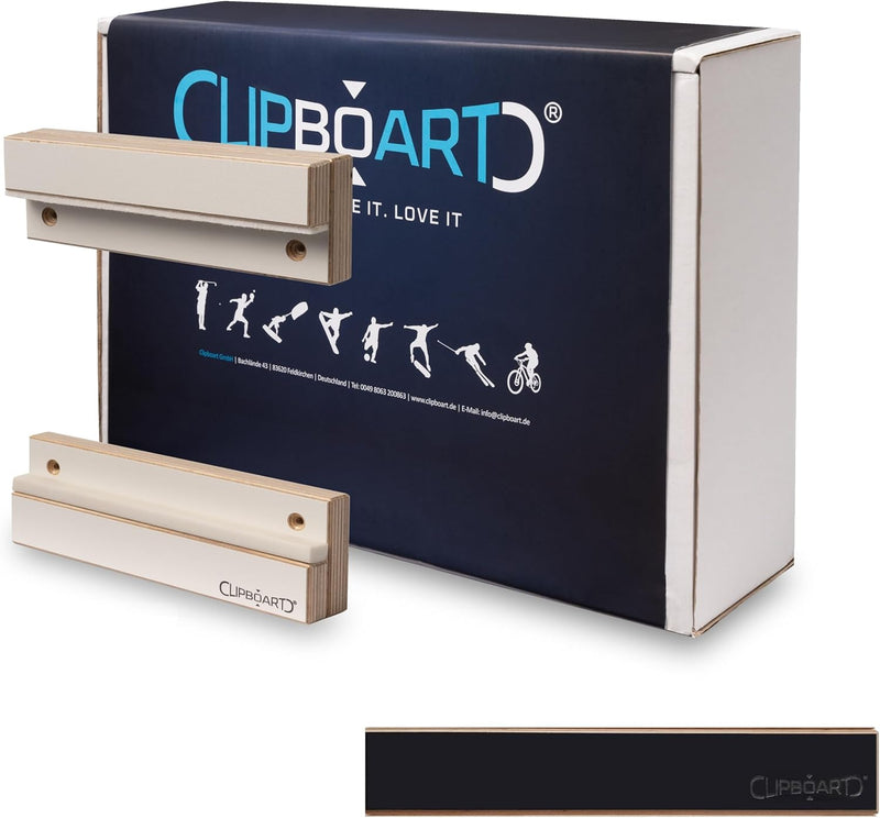Clipboart® Standard Wandhalterung - schwarz - Halterung - Snowboard - Wakeboard - Kiteboard - Balanc