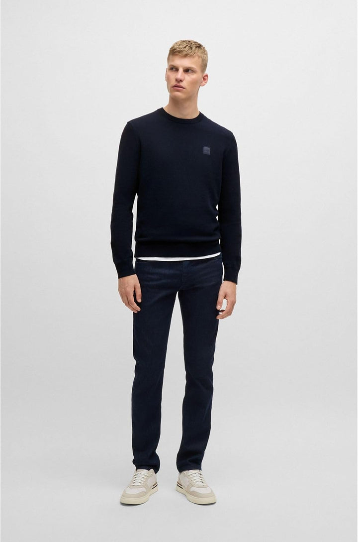 BOSS Herren Amotore Knitted-Sweater XXL Dark Blue404, XXL Dark Blue404