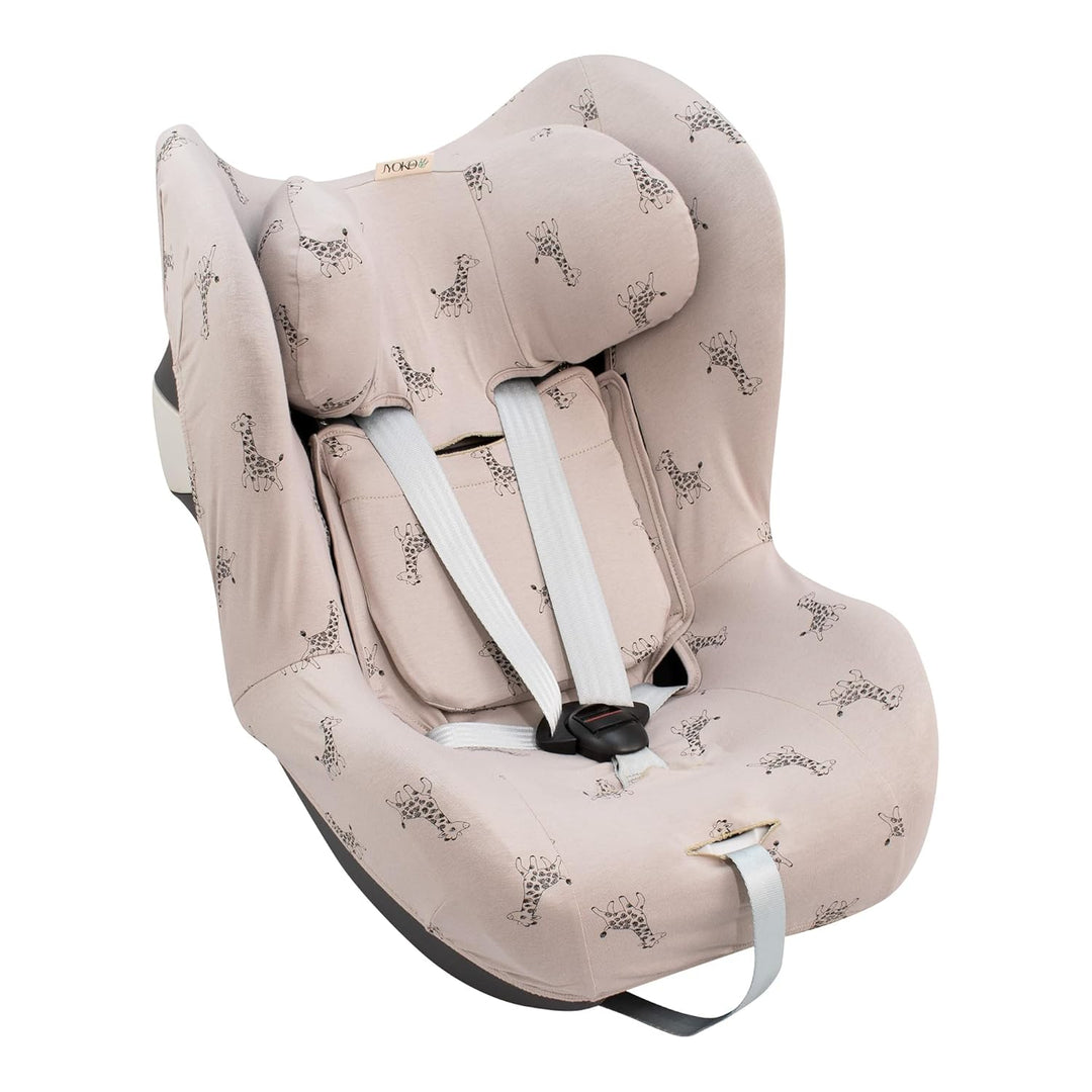 JYOKO KIDS Bezug kompatibel mit Cybex Gold Sirona - M2 I-Size, GB Vaya I-Size (GIRAFFE, M2 iSize) Sa