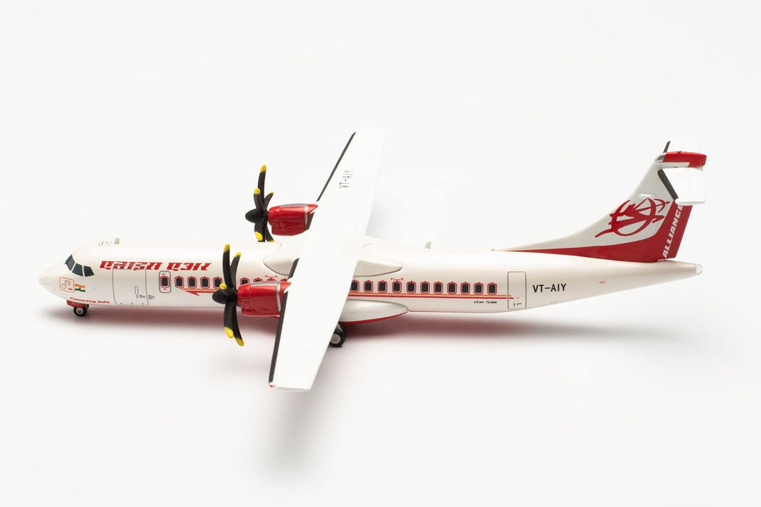 herpa 571630 Alliance Air Modellflugzeug ATR-72-600 VT-AIY Massstab 1:200-Modellbau Flugzeug, Flugze