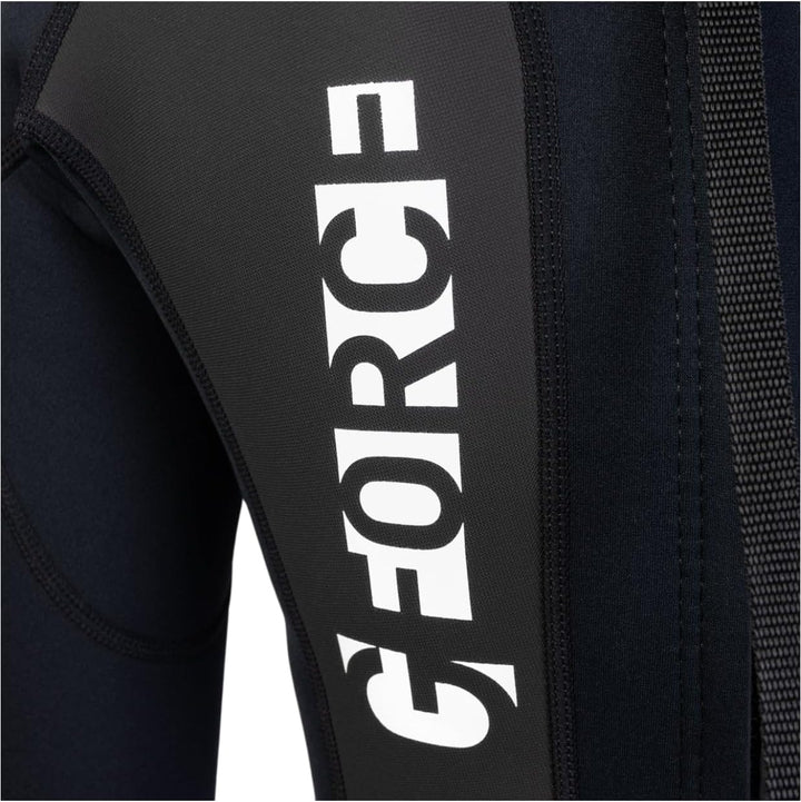 GUL Damen G-Force 3mm Back Zip Neoprenanzug - Schwarz - 100% D-Flex Einsätze für Strapazierfähigkeit