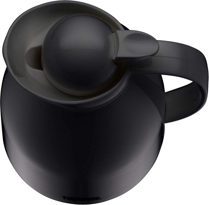 Thermos 4021.233.100 Isolierkanne Patio, 1 L, Kunststoff, schwarz 1000 ml Schwarz, 1000 ml Schwarz