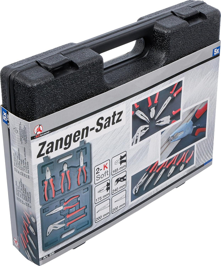 BGS Diy 330 | Zangen-Satz | 5-tlg. 5-tlg. | im Koffer Single, 5-tlg. | im Koffer Single