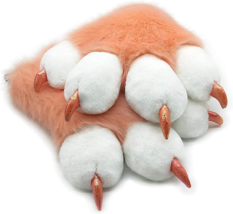 Furryvalley Fursuit Pfoten Handschuhe Kostüm Pelzigen Teilweise Cosplay Flauschige Löwe Bär Requisit