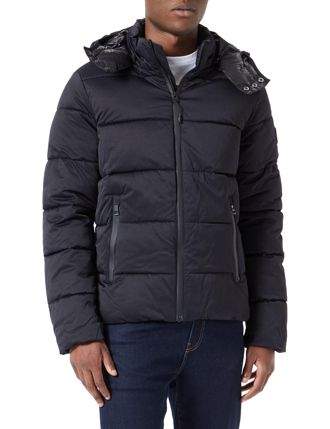 S. Oliver Herren Winterjacke Parka Steppjacke Anorak Warm Wattierte Steppjacke Olive XL 9999, XL 999