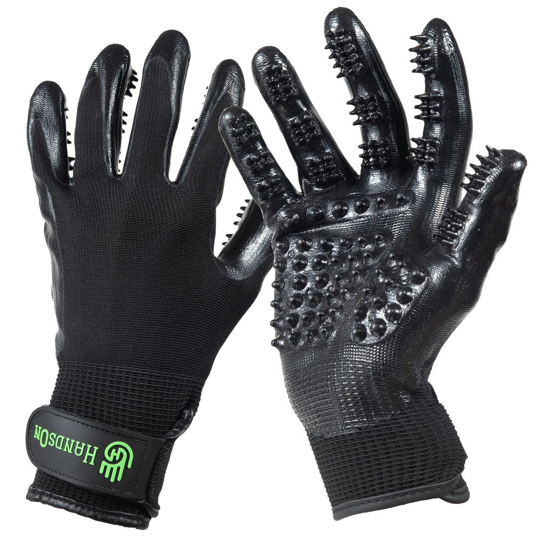 HandsOn Gloves - Der revolutionäre Putzhandschuh aus den USA! Grösse L Schwarz L., Schwarz L.