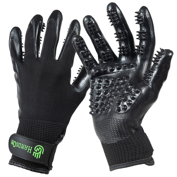 HandsOn Gloves - Der revolutionäre Putzhandschuh aus den USA! Grösse L Schwarz L., Schwarz L.