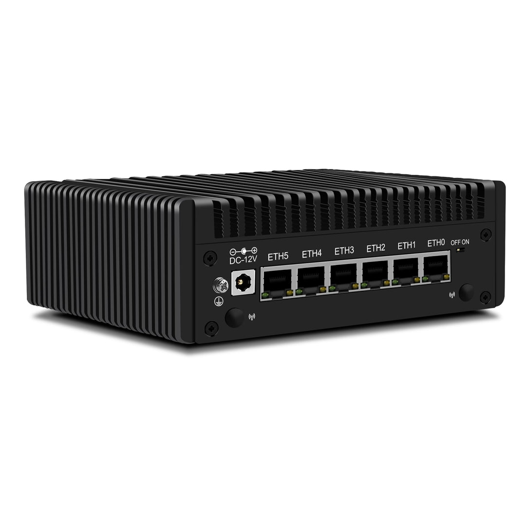 Mini PC N150 (Upgraded N100) Firewall Appliance, OPNsense Mini Computer mit 6 Port i226-V 2.5GbE LAN