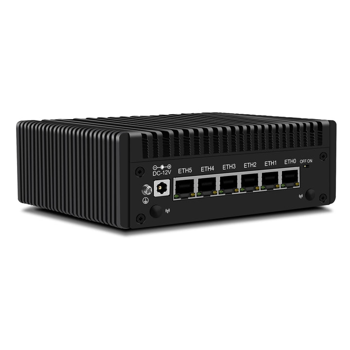 Mini PC N150 (Upgraded N100) Firewall Appliance, OPNsense Mini Computer mit 6 Port i226-V 2.5GbE LAN