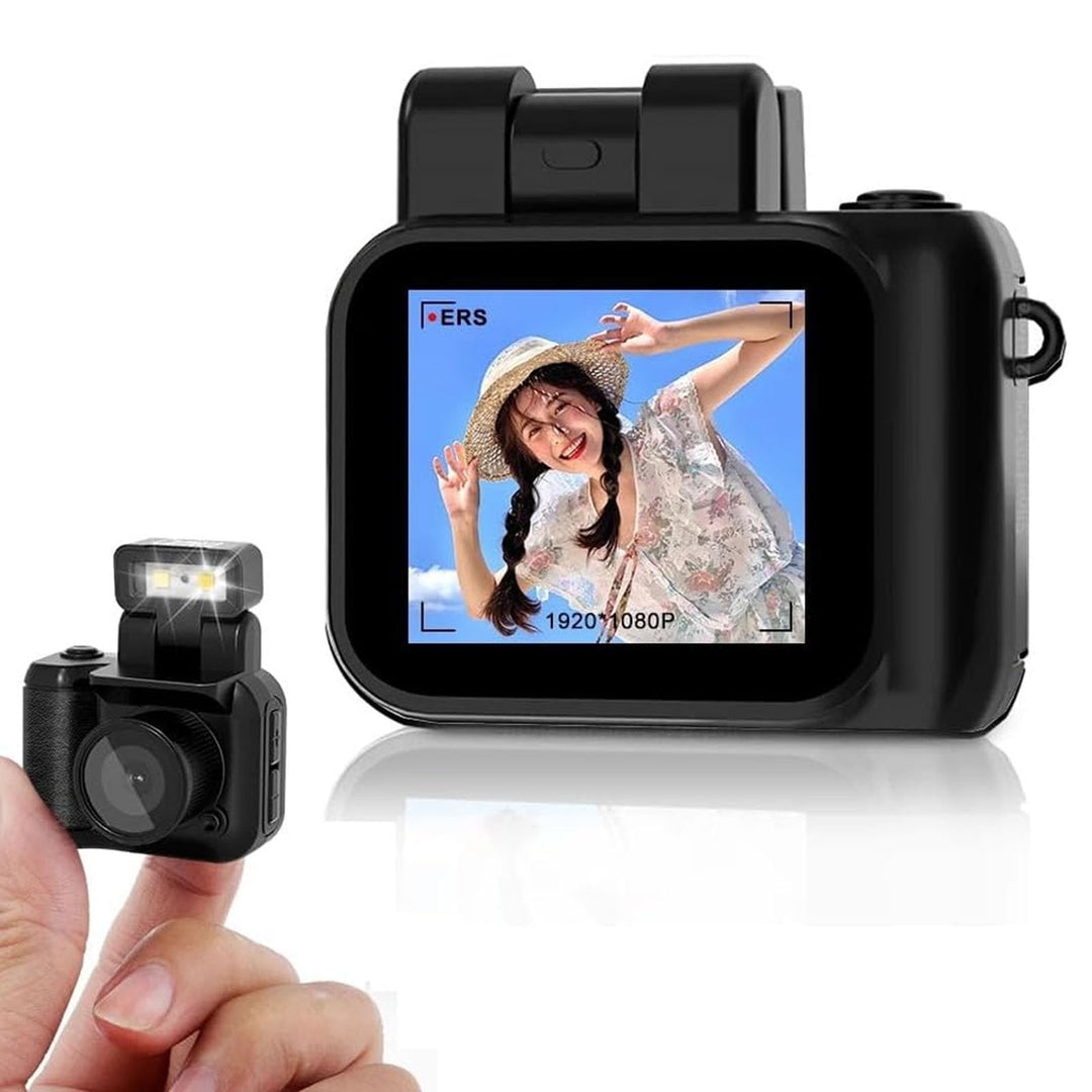 Mi NI Schlüsselanhänger Kamera, Kleine Daumengrosse CDD Digitalkamera 1080P HD 2 MP für Studenten un