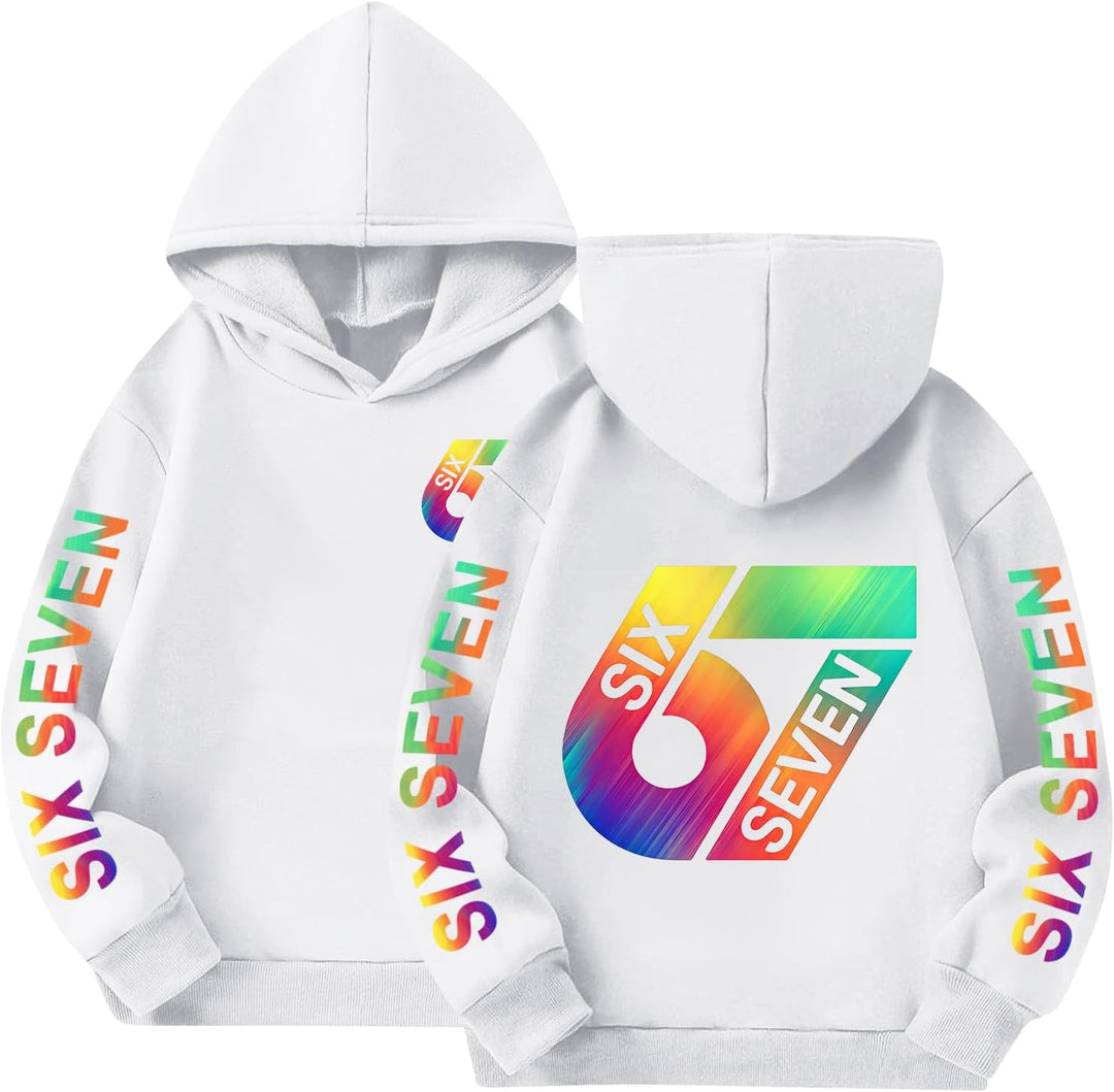 67 Six Seven Kapuzenpullover Für Jungen Mädchen Hoodie Unisex Kinder Sweatjacke Kapuzenpullover Six