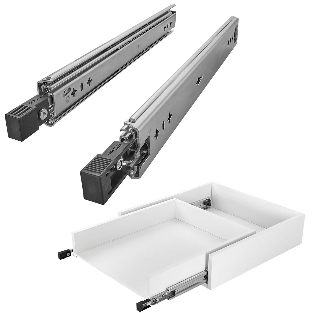 1 Paar SOTECH Schwerlastauszüge VarioSlide KV2-100-H53-L850-EH 850 mm mit Lock-in/out Einrastfunktio