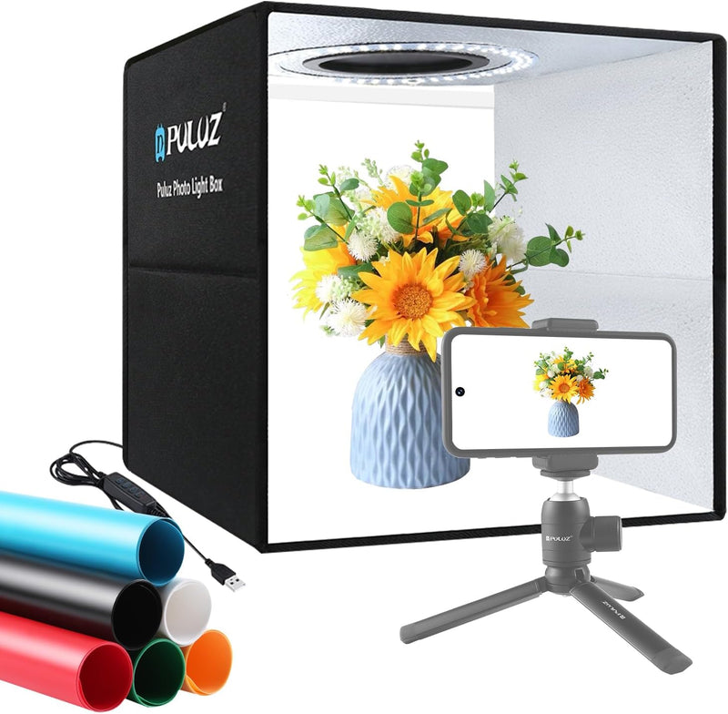 PULUZ 30cm Fotostudio lichtzelt Fotobox Photo Studio Box Fotozelt fotografiere Light Box mit 112 LED