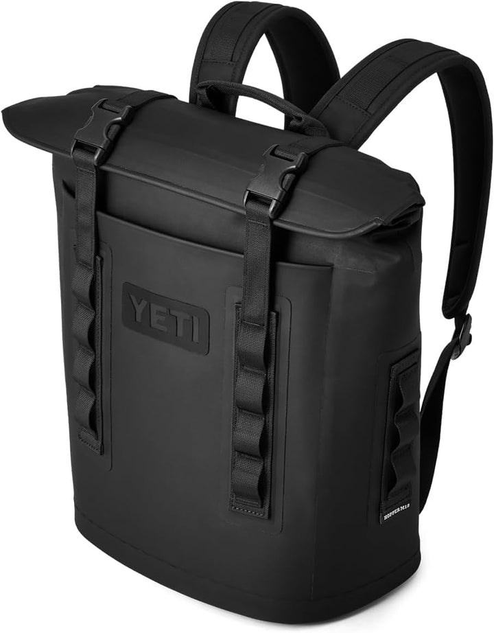 YETI Hopper Kühltaschen Rucksack, M12 Schwarz, Schwarz