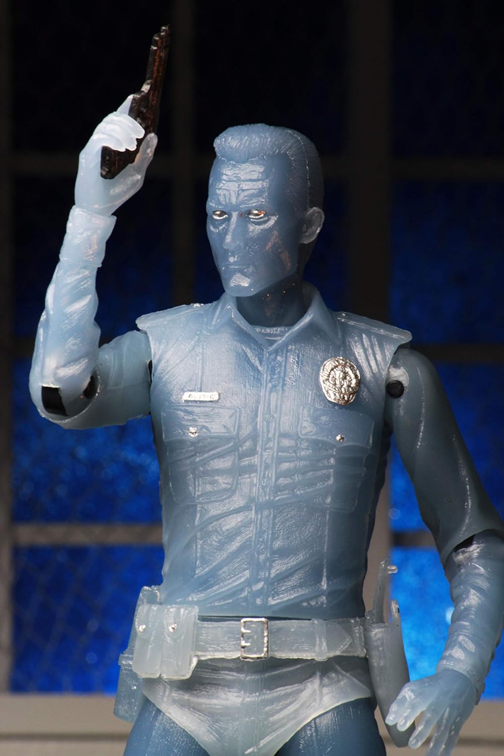 NECA - Terminator Figur White Hot T-1000, Mehrfarbig (634482519196)