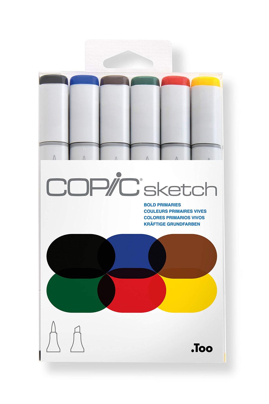 COPIC Satz Sketch Pens Manga 6 Farben Primäre