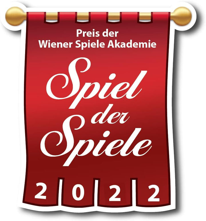 ABACUSSPIELE 33211 Wonder Book Pop up Abenteuer Spielbuch für die ganze Familie, Gelb