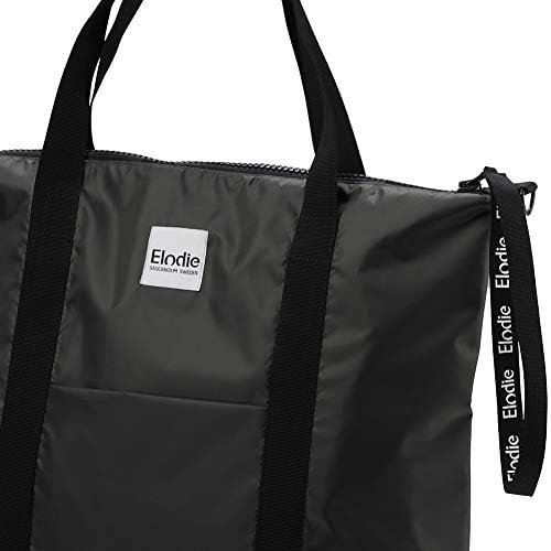 Elodie Details Wickeltaschen Soft Shell mit Schnallen und Wickelunterlage L Brilliant Black, L Brill