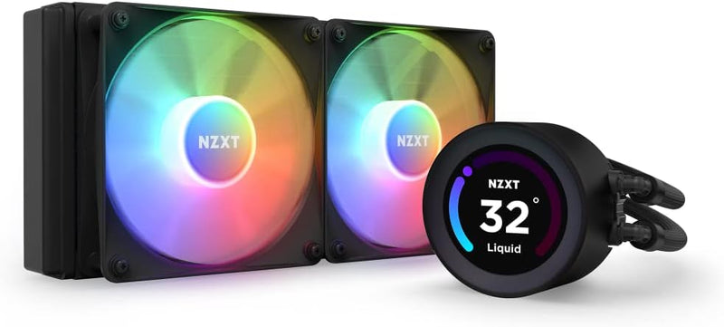 NZXT Kraken Elite 240 RGB - RL-KR24E-B1-240mm AIO CPU Wasserkühlung - 2,36" LCD Display 640x640-2x12