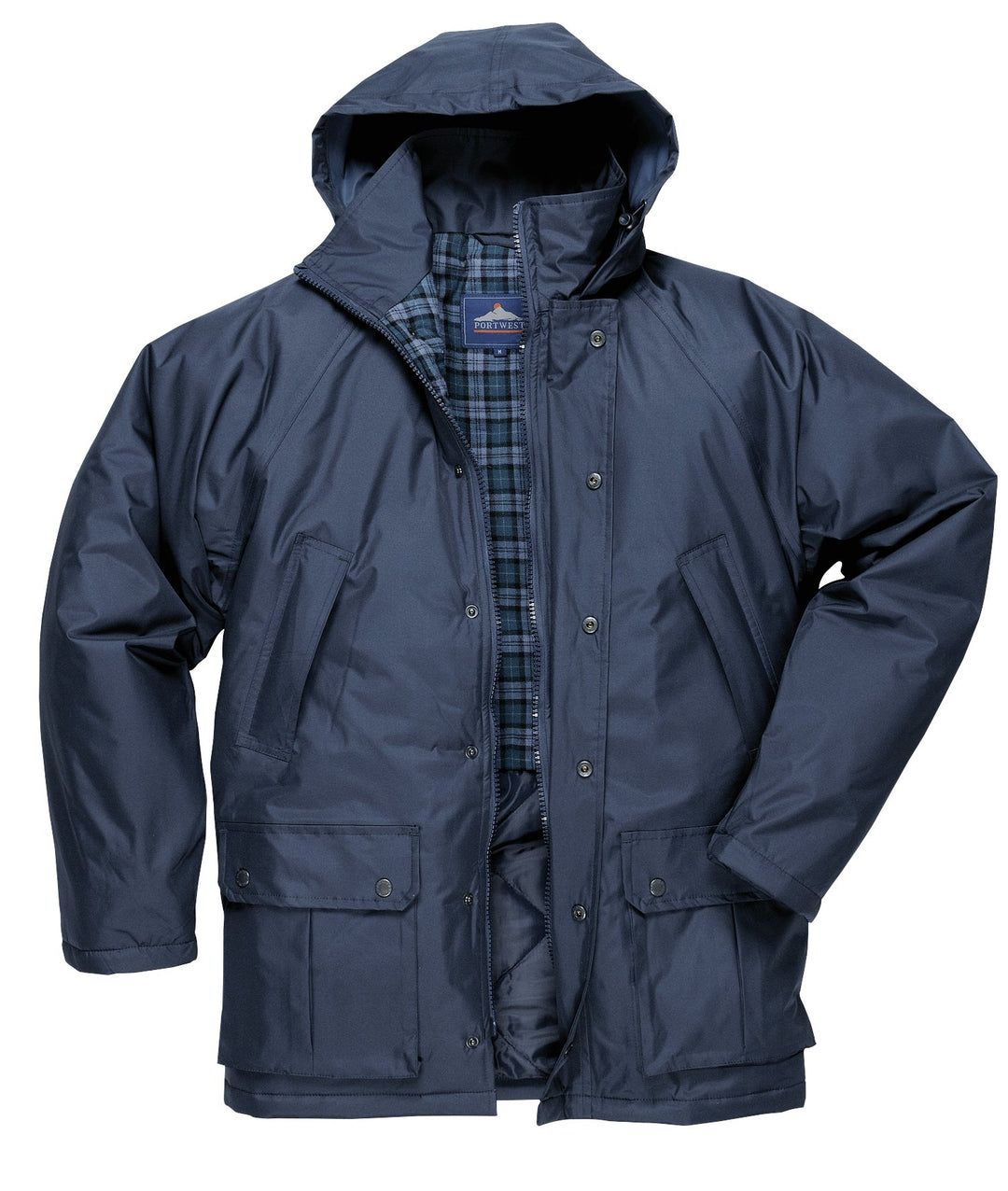 Portwest Dundee, gefütterte Jacke, Grösse: XXXL, Farbe: Marine, S521NARXXXL 3XL Blau (Armada), 3XL B