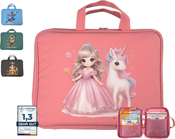 bunnyboo Tasche für TipToi - Platz für bis zu 8 Bücher - TipToi Starterset mit Einsatz für Tiptoi St