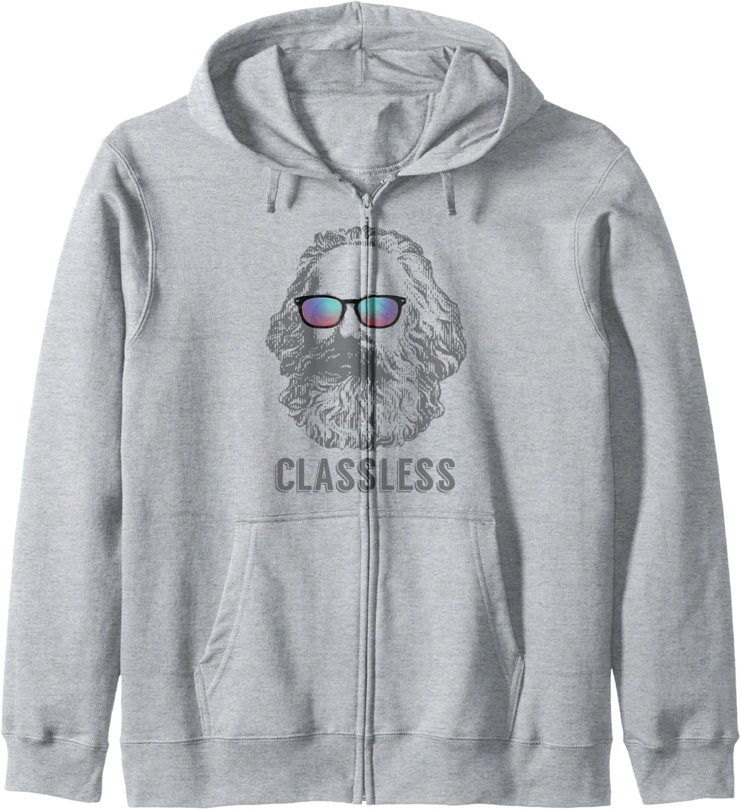 Classless Karl Marx Classic Marxist Marxism Workers Funny Kapuzenjacke