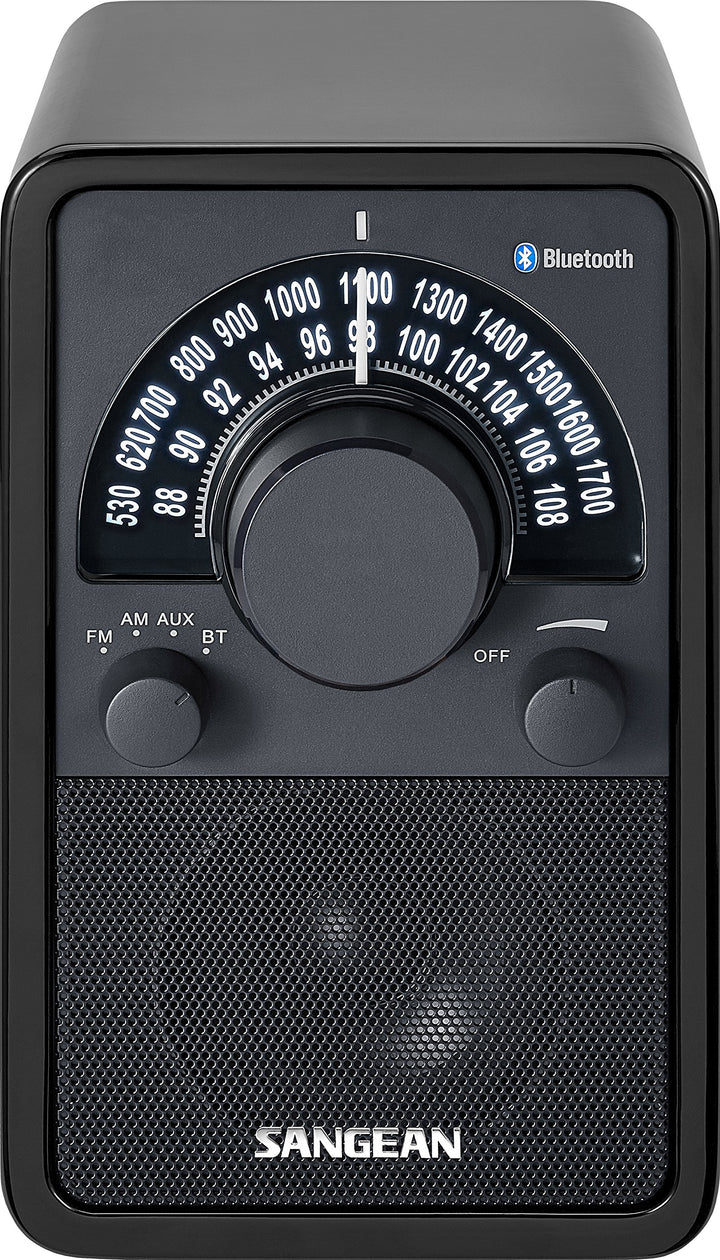 Sangean WR-15BT Retro bluetooth Radio mit AM und FM - Schwarz