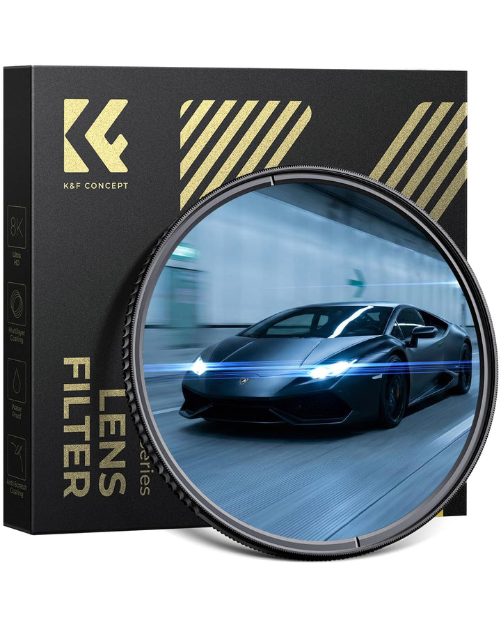 K&amp;F CONCEPT Blue Streak Anamorpher Effekt Filter 82mm Blaue Streifenfilter Anamorphic Light Flare Ef