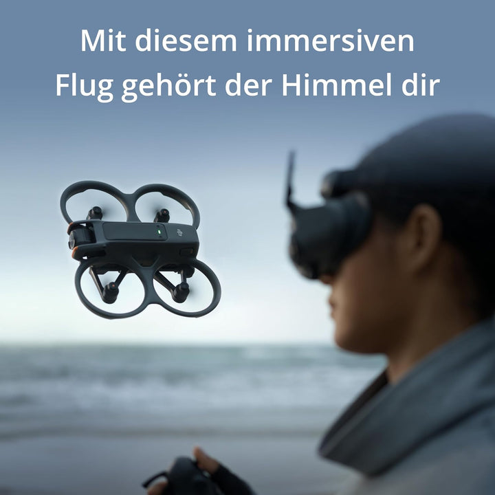 DJI Avata 2 Fly Smart Combo (drei Akkus), FPV-Drohne mit Kamera 4K, Immersive Experience, One-Push-A