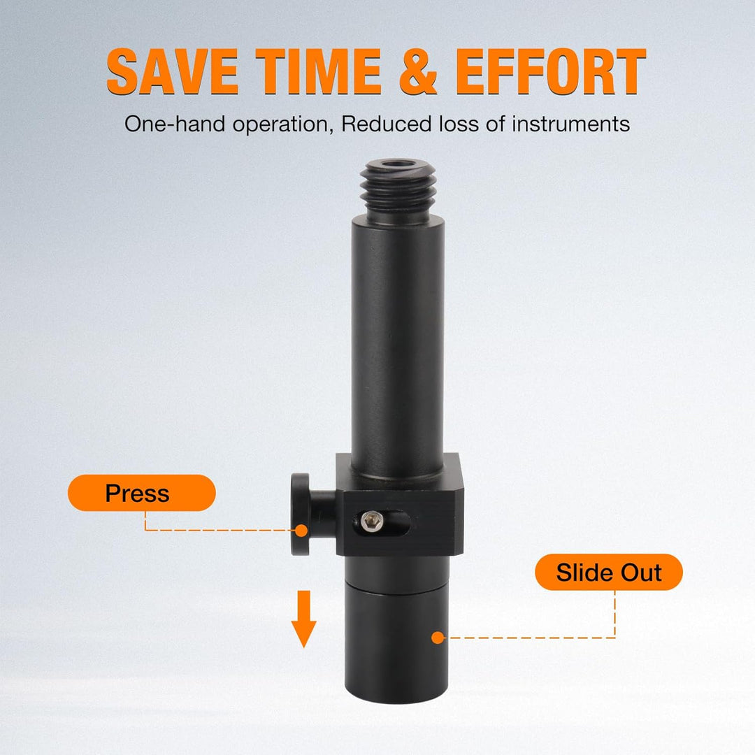 Quick Disconnect Adapter für GPS, mit Swiss-Style Quick Release Adapter für Prism Pole GPS Pole