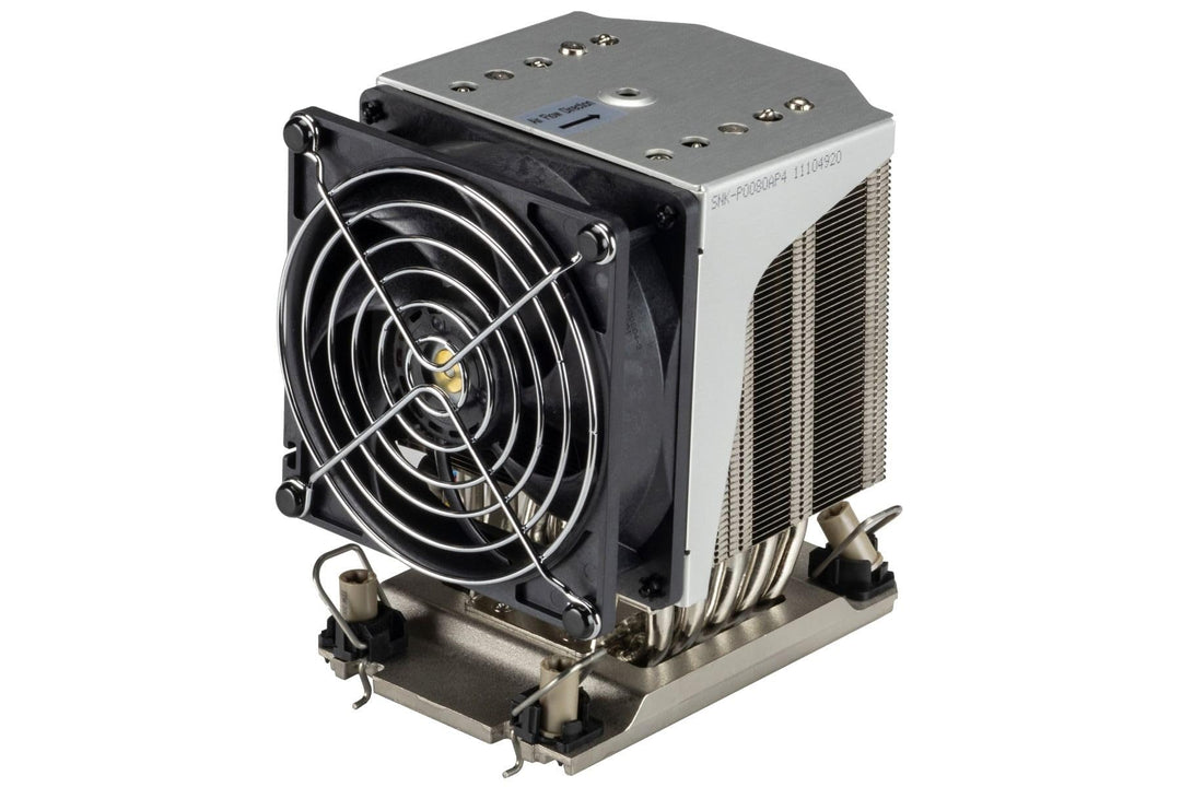 Supermicro SNK-P0080AP4 Computer Cooling System Processor Air Cooler 9.2 cm Black Stainless Steel