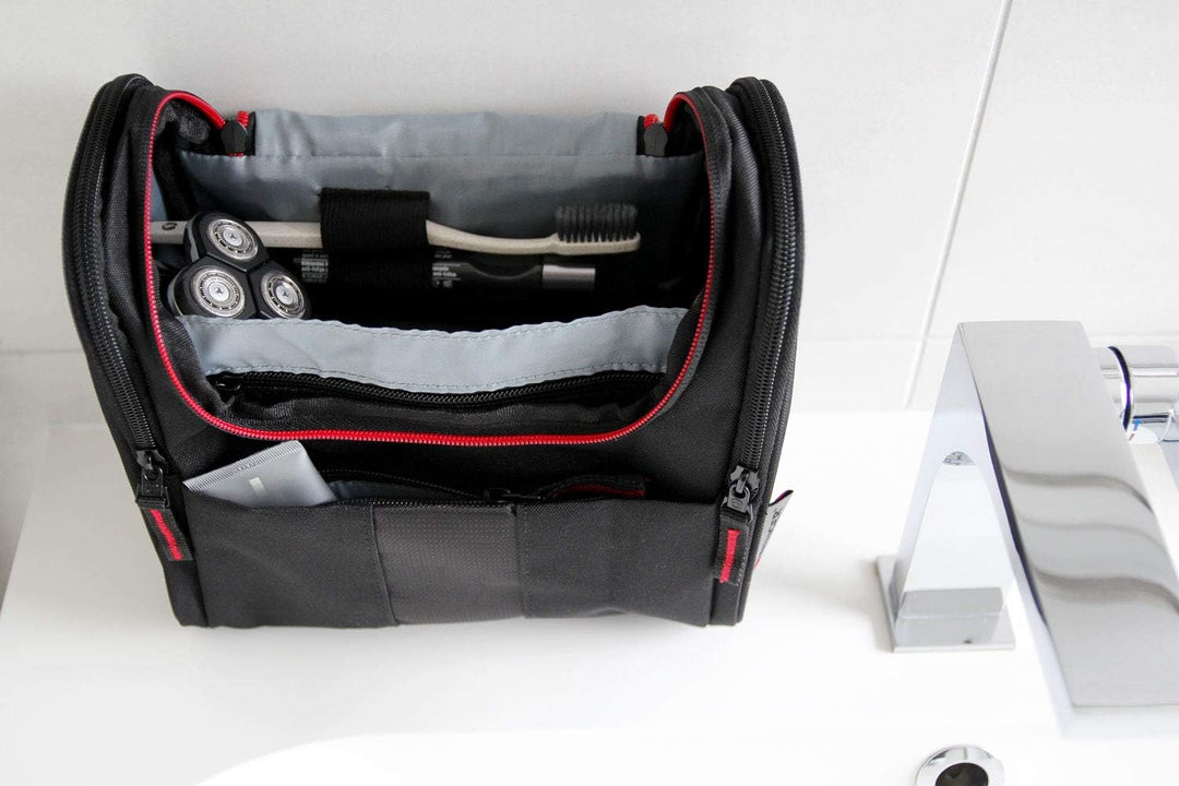 WENGER Reise Kulturtasche zum Aufhängen für Damen und Herren, grosser Kulturbeutel mit 7 Liter Fassu