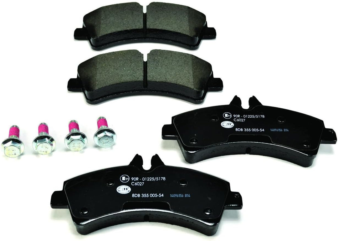 HELLA PAGID 8DB 355 005-541 Bremsbelagsatz - C6027 - Dicke/Stärke: 20.8mm - Bremssystem: Bosch - für