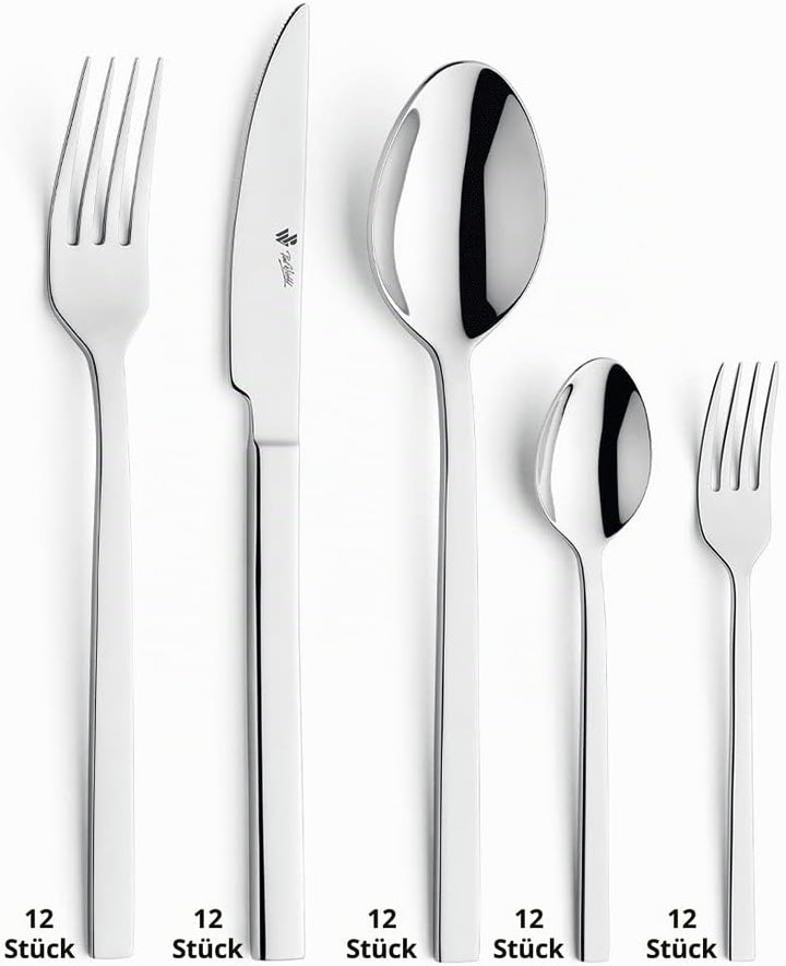 Paul Wirths Besteckset 60-teilig, Edge