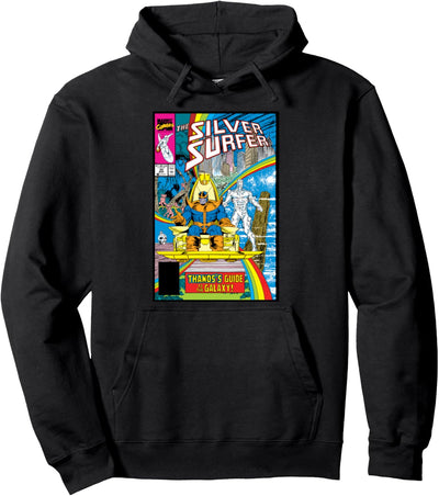 Marvel The Silver Surfer Thanos's Guide To The Galaxy Comic Pullover Hoodie