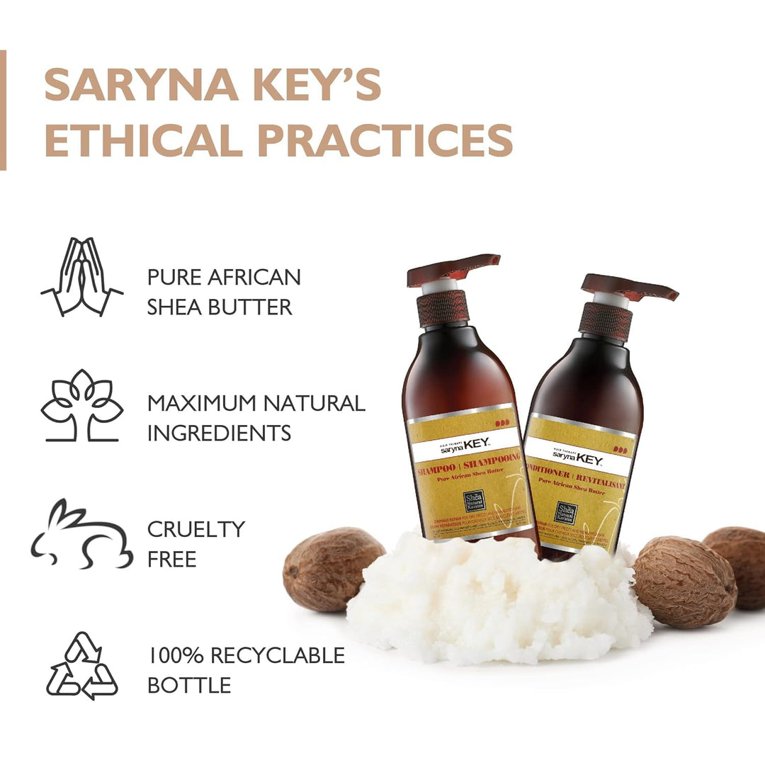 Saryna Key Damage Repair Shampoo & Spülung, je 500 ml, Doppelpack