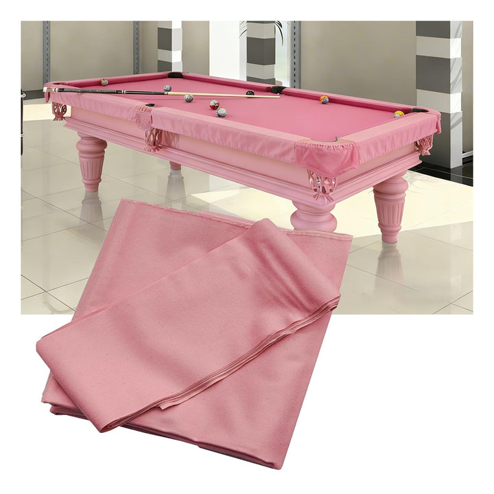 Billardtuch American Nine-Ball Billardtisch-Filzset, Rosa, Vorgeschnittenes Billardtuch Mit 6 Streif