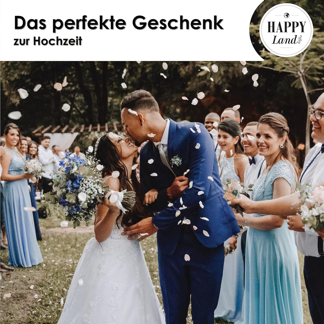 happylandgifts® Echte Sternschnuppe als HOCHZEITSGESCHENK | Echter Meteorit | Hochwertige Urkunde mi