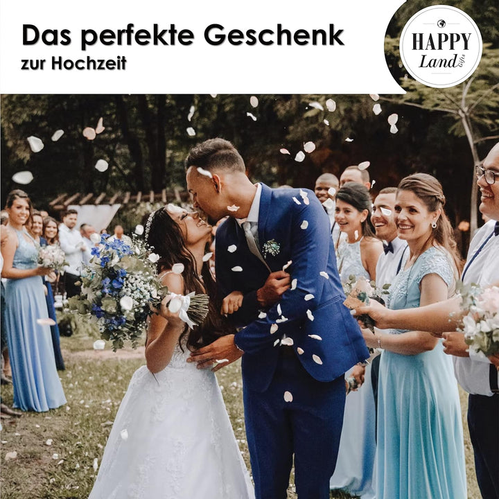 happylandgifts® Echte Sternschnuppe als HOCHZEITSGESCHENK | Echter Meteorit | Hochwertige Urkunde mi
