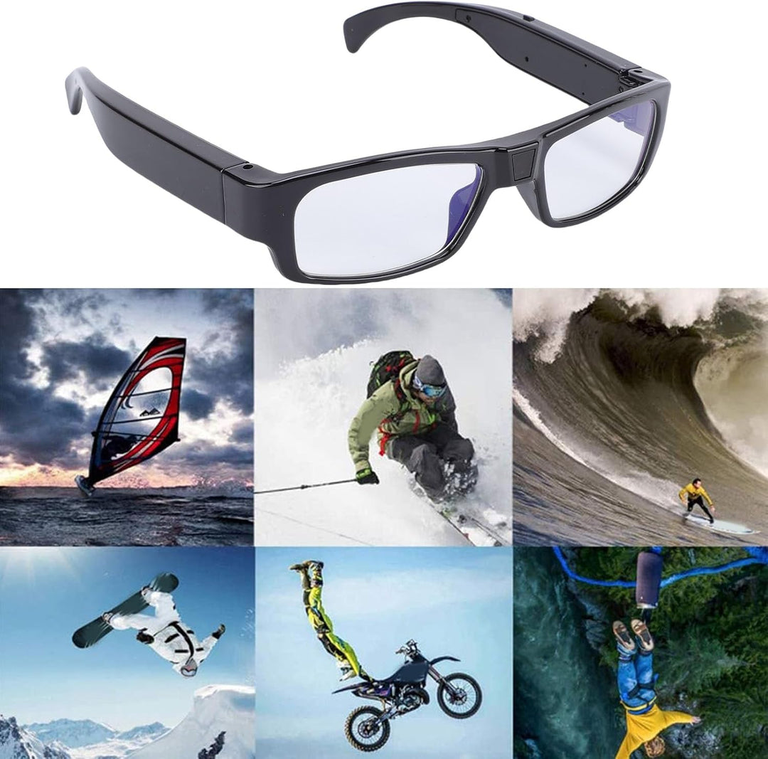 Topiky Kamerabrille, 1080P HD Sport POV Brille, Videoaufzeichnung mit Elektronischer Stabilisierung