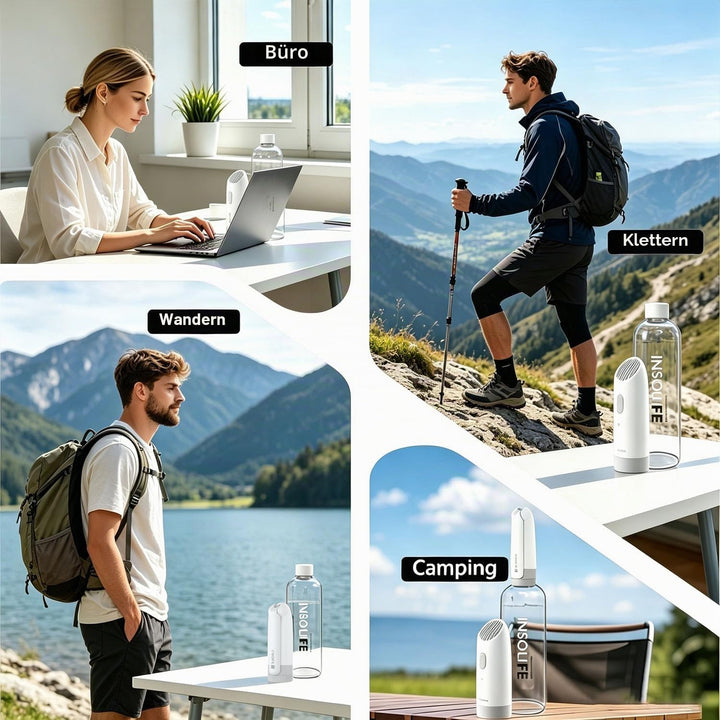 Insolife Portable Bidet - Po Dusche Elektrisch Tragbares Bidet für persönliche Hygiene Reinigung, Po