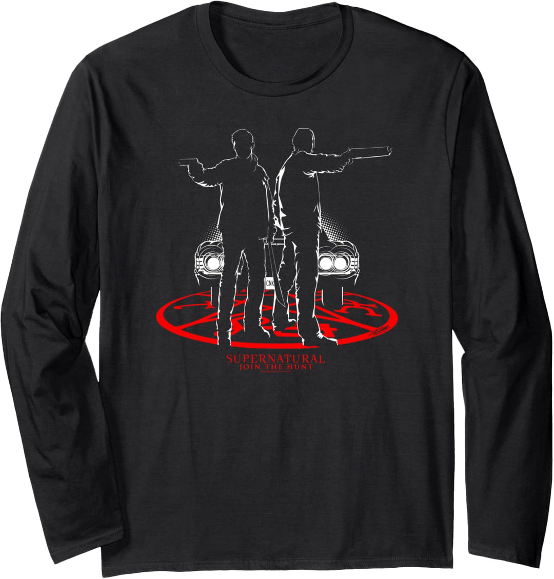 Supernatural Silhouettes Langarmshirt