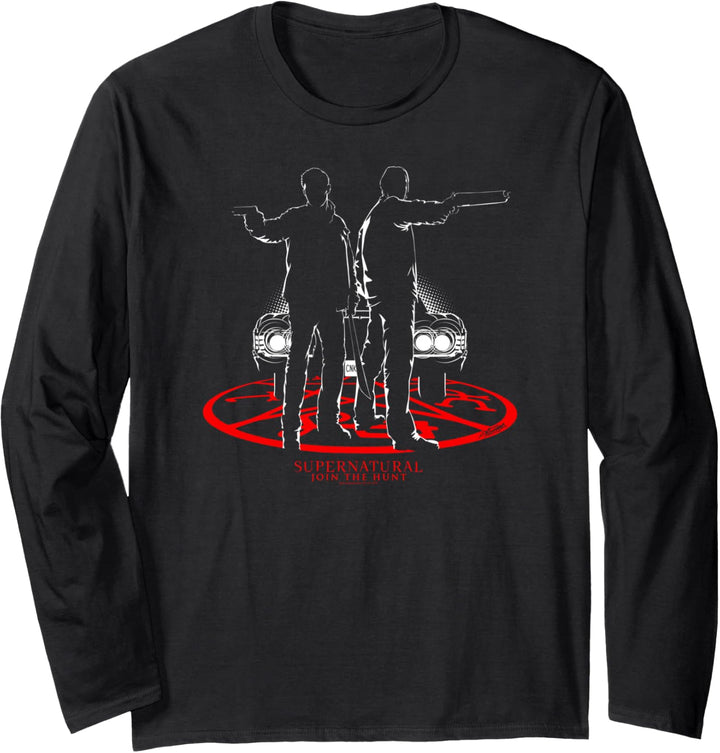 Supernatural Silhouettes Langarmshirt