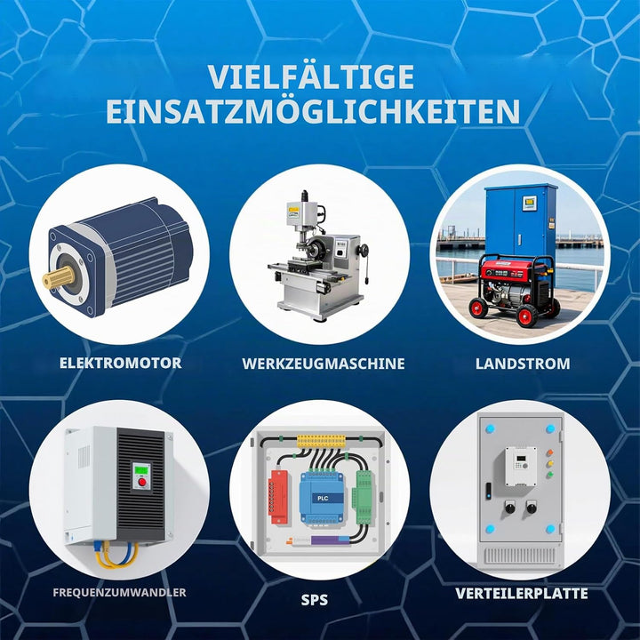 Heschen Universal Drehnockenwahlschalter, SZW26-63/D303.3D, 660V 63A, ON-OFF-ON 3 Positionen, 3 Phas